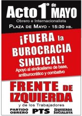 1 de Mayo Obrero e Internacionalista