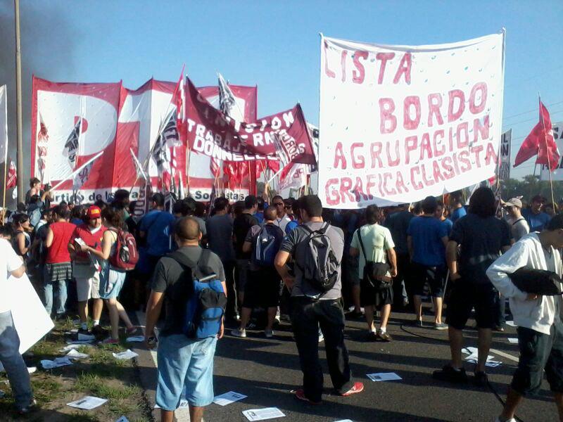 Trabajadores combativos de la Zona Norte cortaron totalmente la Panamericana