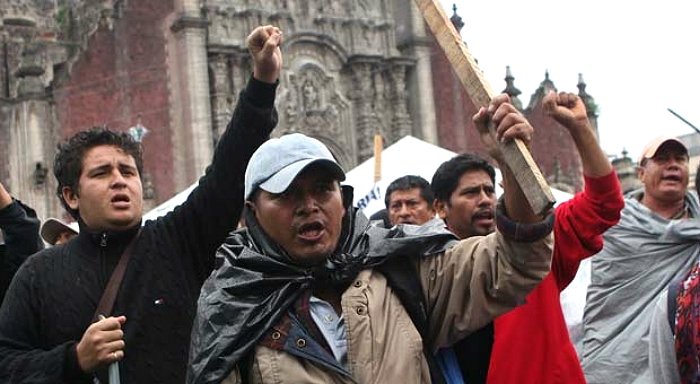 Proteste der LehrerInnen in Mexiko!