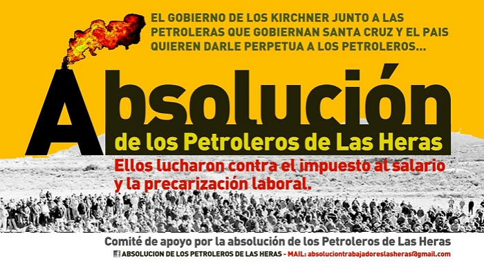 PETITION For the acquittal of the workers of the Las Heras Oil Refinery