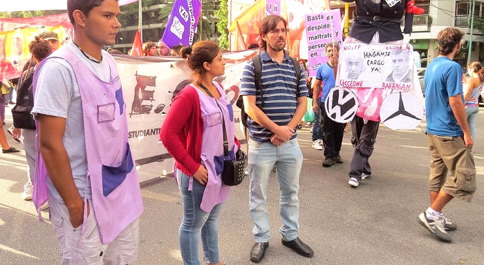 Embajador de Alemania recibió al diputado Del Caño junto a trabajadores de Kromberg & Schubert