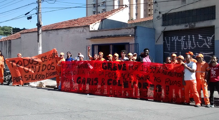 Brazil: Statement on the Sao Paulo sanitation workers strike