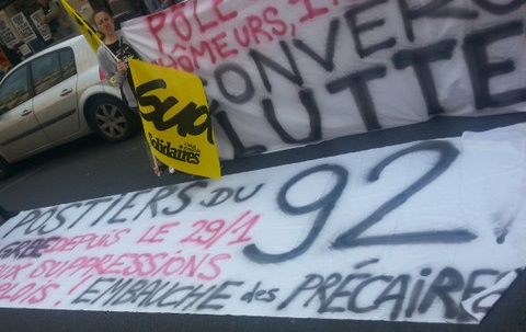 France: solidarity with the four postal workers of the Paris Arrondissement 92 