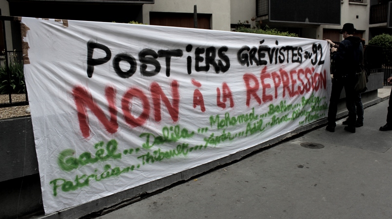 Tentative de briser la grève des postiers du 92 en criminalisant l’action syndicale