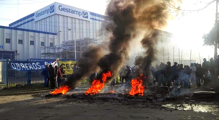 Gestamp: la enorme lucha de los trabajadores despedidos