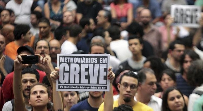 Soutien à la grève des travailleurs du métro de São Paulo. A bas la répression !