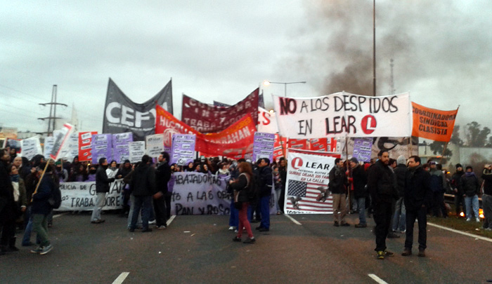 Grande jornada nacional de luta contra as demissões na autopeças Lear