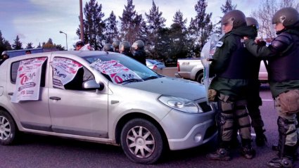 Paro, piquete y caravana: arrancó la tercera jornada nacional por Lear