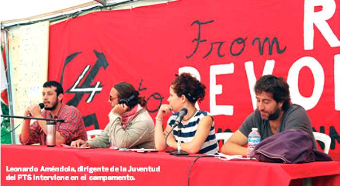 La juventud del PTS en el campamento juvenil del SU