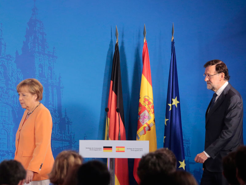Sintonía entre Merkel y Rajoy para las 