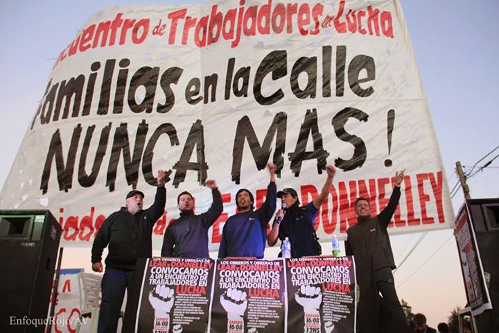 Major Workers Conference in the North of Greater Buenos Aires