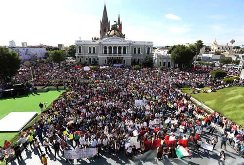 Jornada global por la aparición de los estudiantes de Ayotzinapa