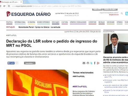 Mais de 11000 visitas, apoio de intelectuais, militantes e tendências políticas para que o MRT entre no PSOL