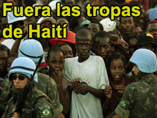 Fuera las tropas de la ONU de Haití