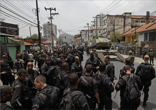 Ocupación militar de las favelas de Rio