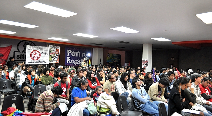 México: Gran Acto político cultural del Movimiento de los Trabajadores Socialistas