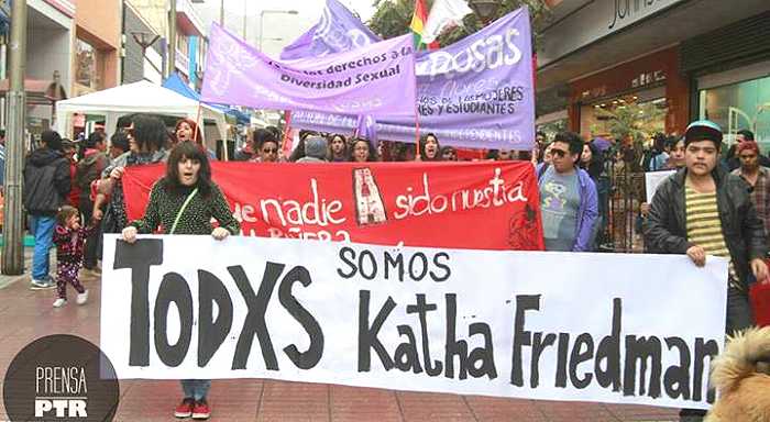 Chili, agression d’une militante révolutionnaire