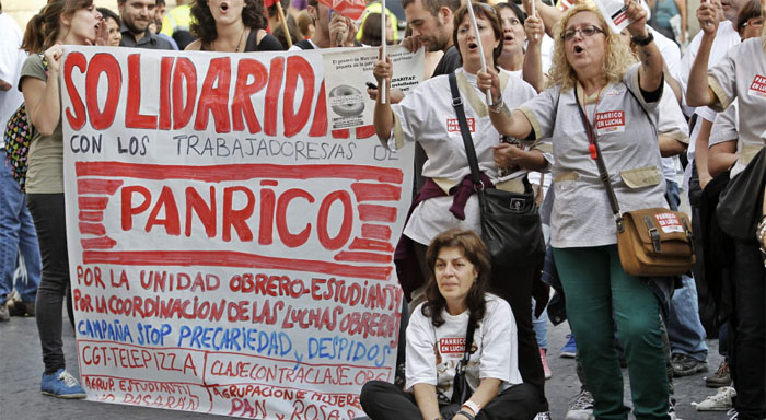 Solidarität mit dem Streik bei Panrico!