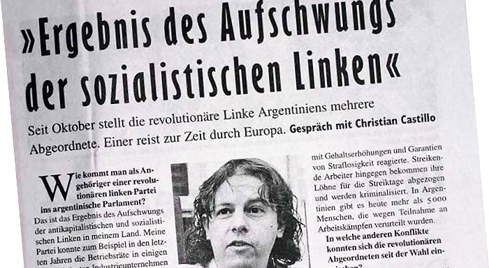 Desde Berlin, Christian Castillo: “Resultado del ascenso de la izquierda socialista”