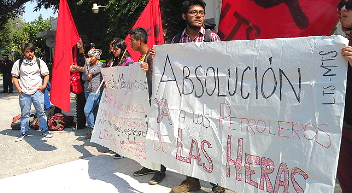 Solidaridad con los petroleros de Las Heras desde México