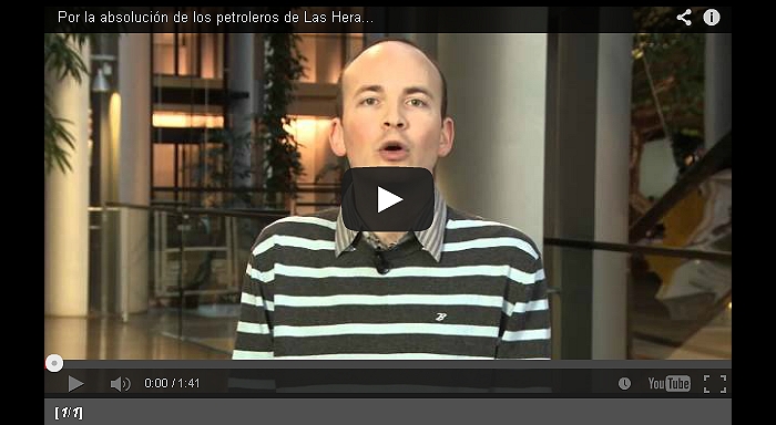 Message from Paul Murphy calling for the acquittal of the Las Heras oil workers