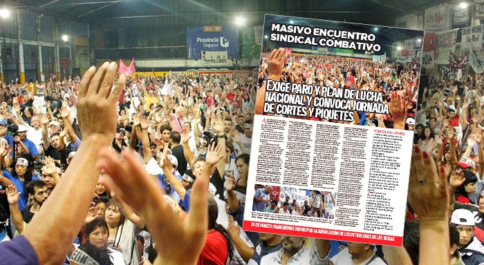 Argentina: Masivo Encuentro Sindical Combativo
