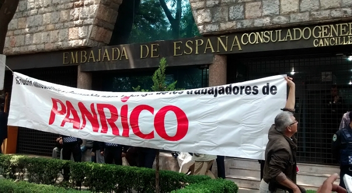 México: Acto en solidaridad con los trabajadores de Panrico en lucha