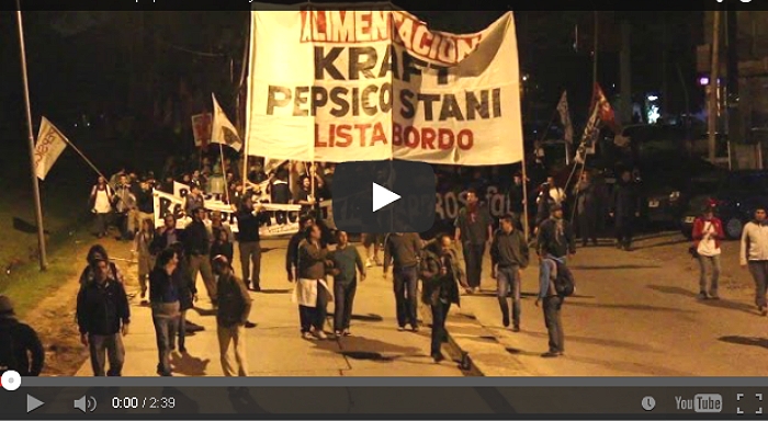 Argentine, 10 Avril Grève Nationale · Piquet de grève sur la Panaméricane 1