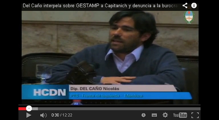 Duro cruce de Nicolás del Caño con la bancada del FPV