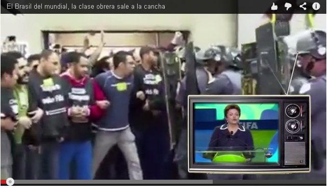 El Brasil del mundial, la clase obrera sale a la cancha